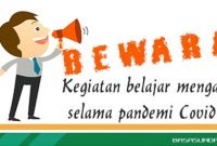 Contoh Bewara Tentang Covid 19 Bahasa Sunda di Sekolah
