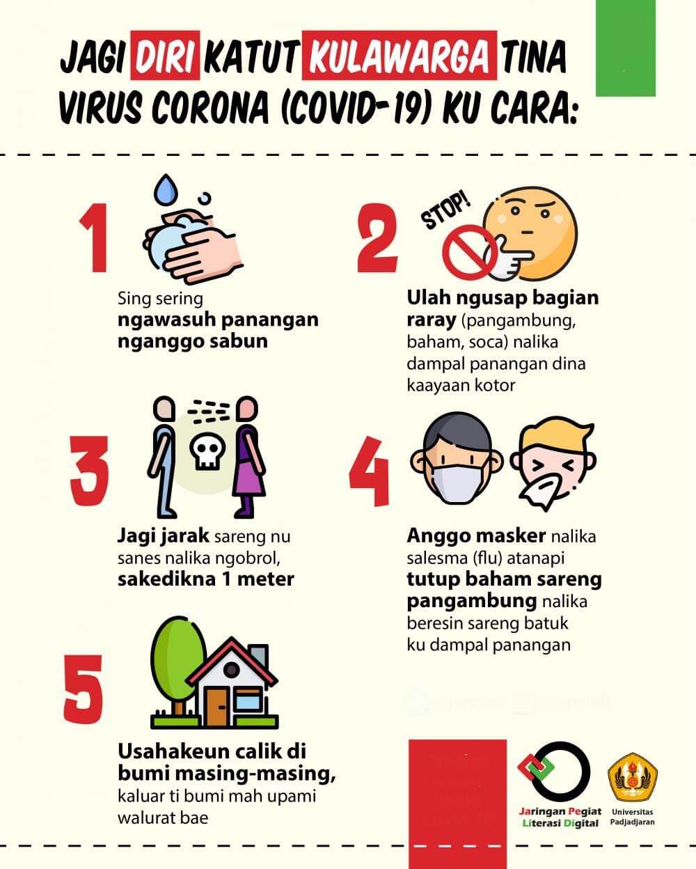 Poster Iklan Tentang Kesehatan Ngahindaran Korona