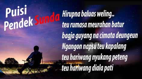 Puisi Sunda Pendek 1 bait