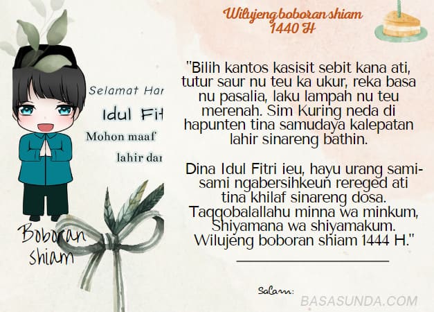 Ucapan Idul Fitri Bahasa Sunda 2023