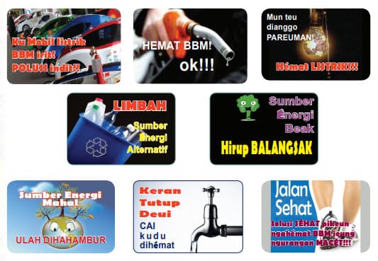 Stiker Hemat Energi Bahasa Sunda, Kumpulan Contohnya!