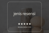 jenis resensi