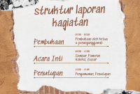 struktur laporan kagiatan