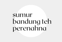 sumur bandung teh perenahna