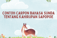 contoh carpon bahasa sunda tentang kahirupan sapopoe