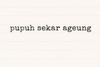 pupuh sekar ageung