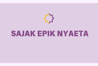 sajak epik nyaeta