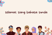 selamat siang bahasa sunda