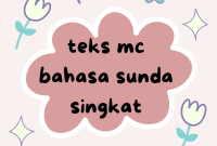 teks mc bahasa sunda singkat